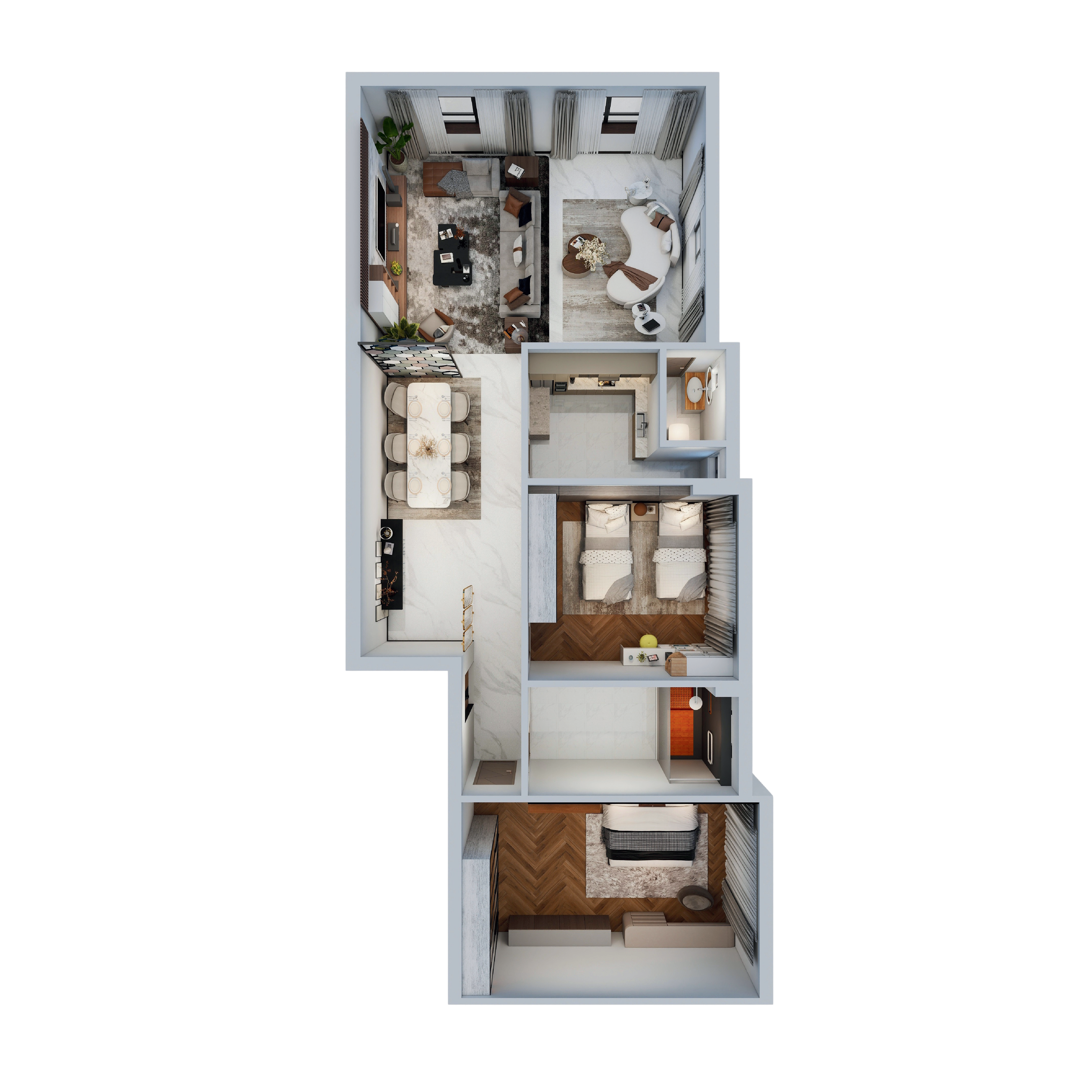 Apartment 147sqm Ground Floor Plan