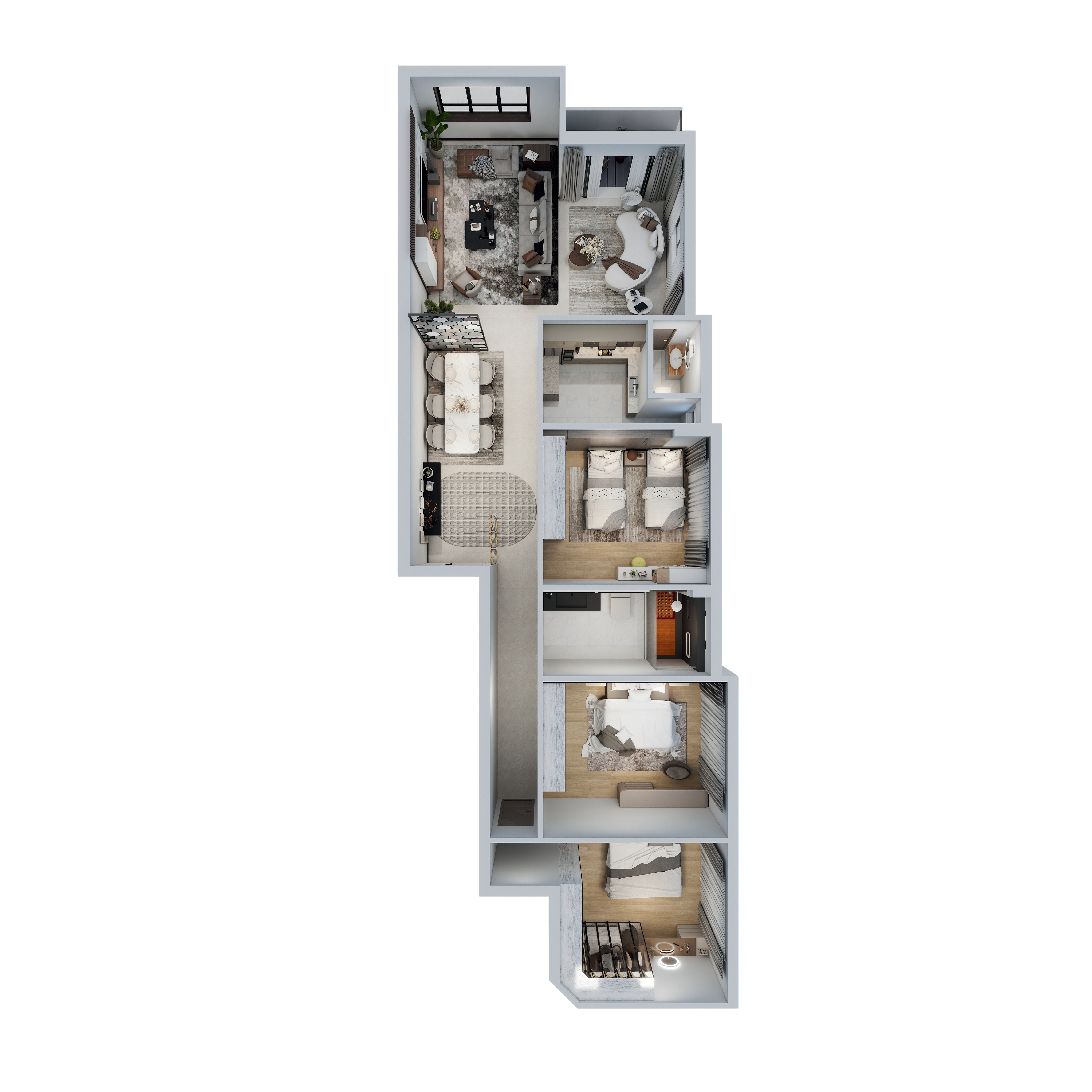 Apartment 190sqm First Floor Plan