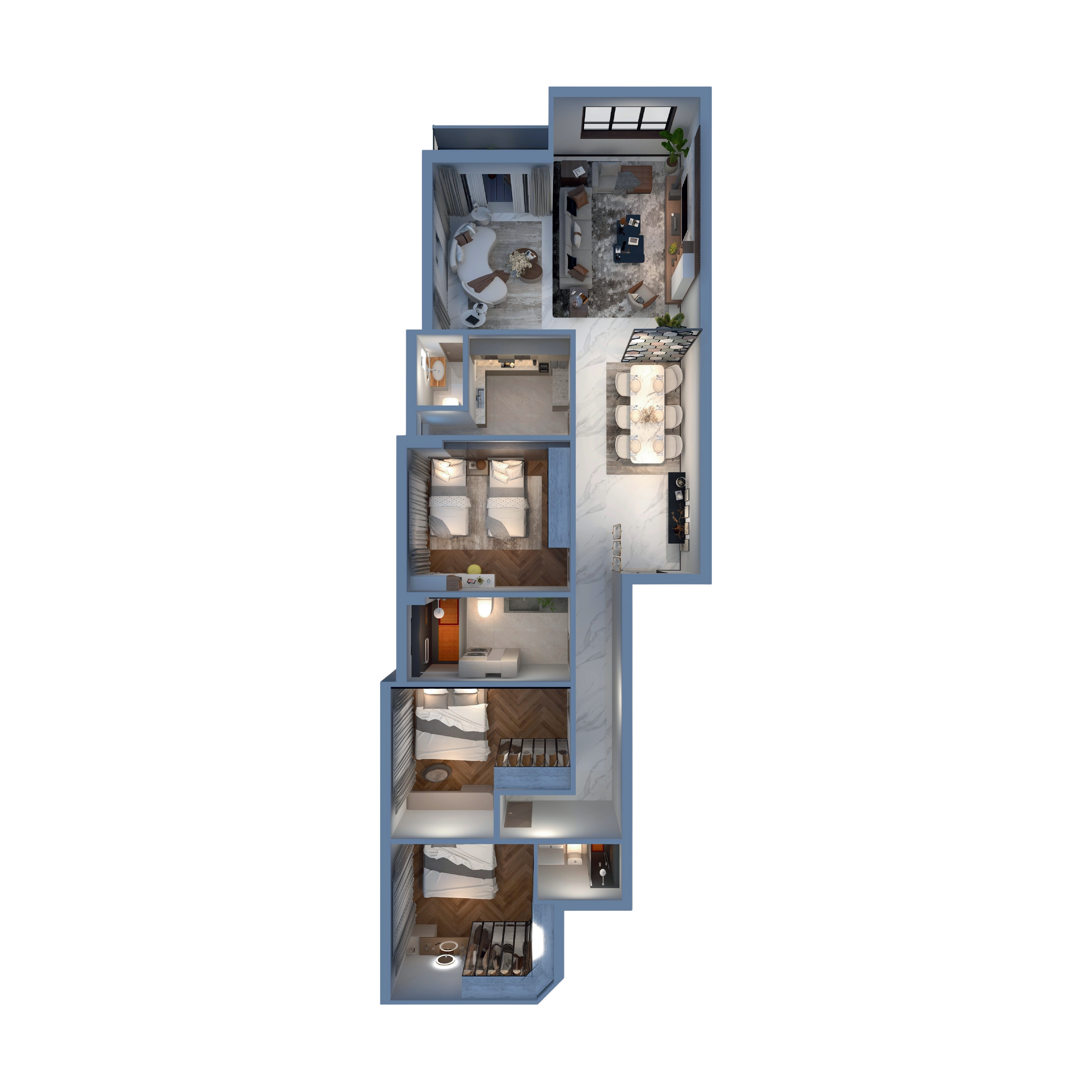 Apartment 205sqm First Floor Plan